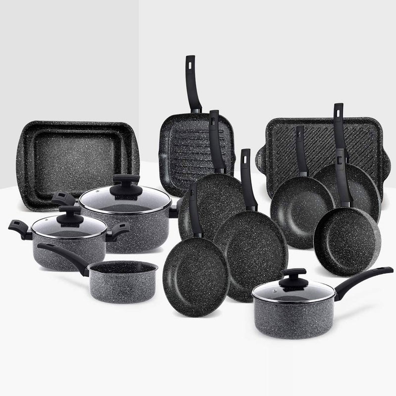 Rossetti Elementi Natura Ceramic Cookware Set (17 Pieces)