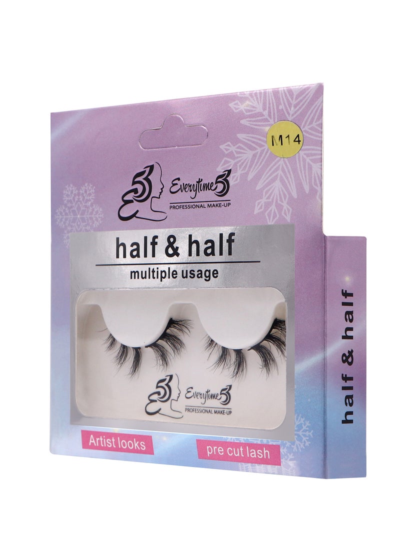 Everytime53 Women's Half & Half Eye Lashes - M14 - Image 2