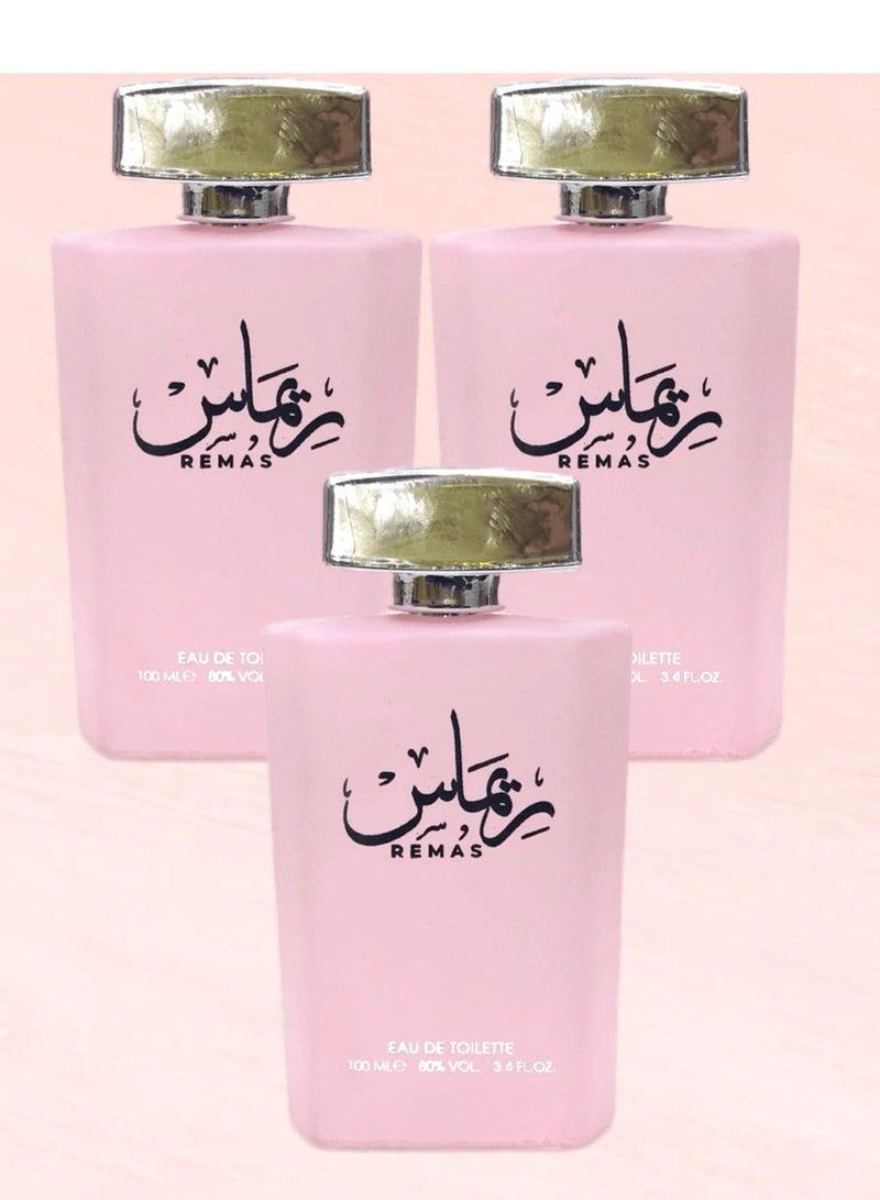 remas 3 Pieces Remas Perfume 100 Ml EDT - Image 1