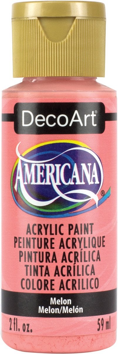 DecoArt Americana Acrylic Paint, 2-Ounce, Melon - Image 2