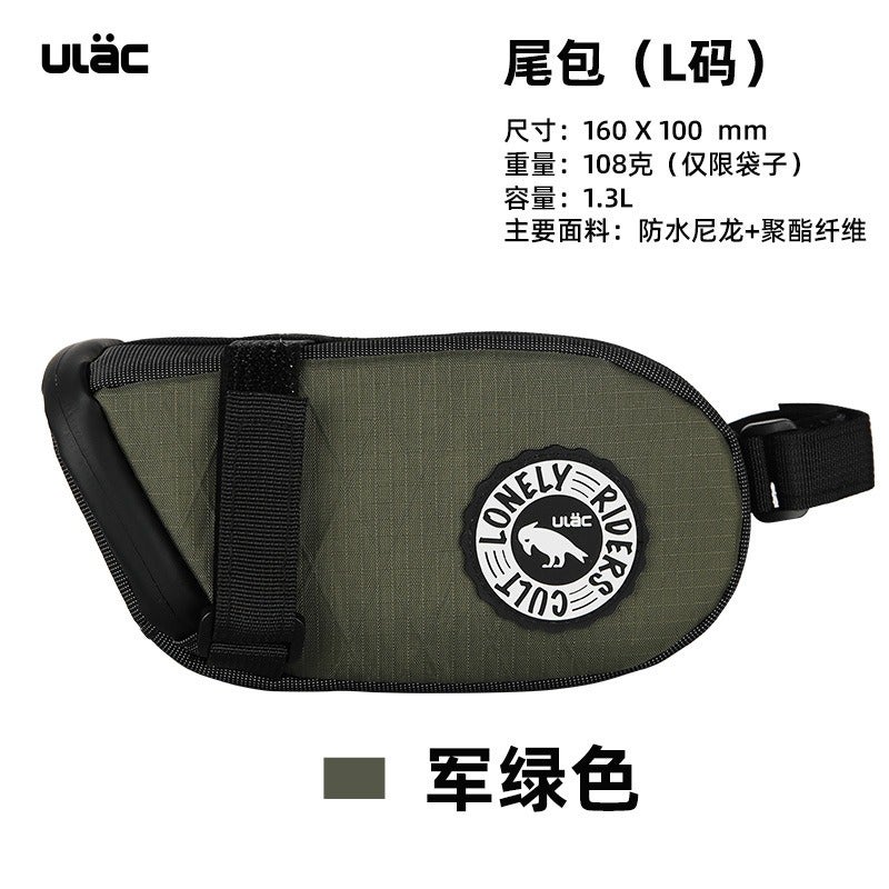 ULAC Bike Saddle Bag Seat Post Bag Waterproof Cycling Tool Pouch for Road & Mountain Bikes