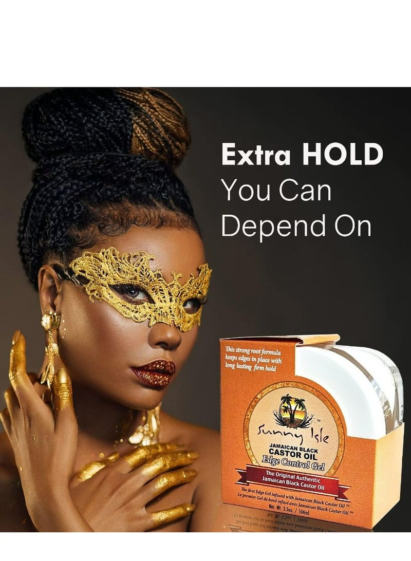 Sunny Isle Jamaican Black Castor Oil Edge Hair Gel 104 ML - Image 1