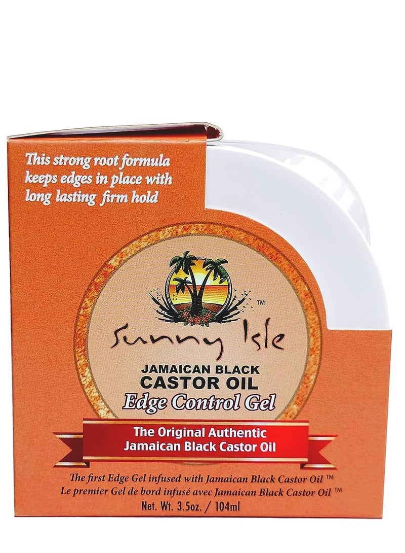 Sunny Isle Jamaican Black Castor Oil Edge Hair Gel 104 ML - Image 2
