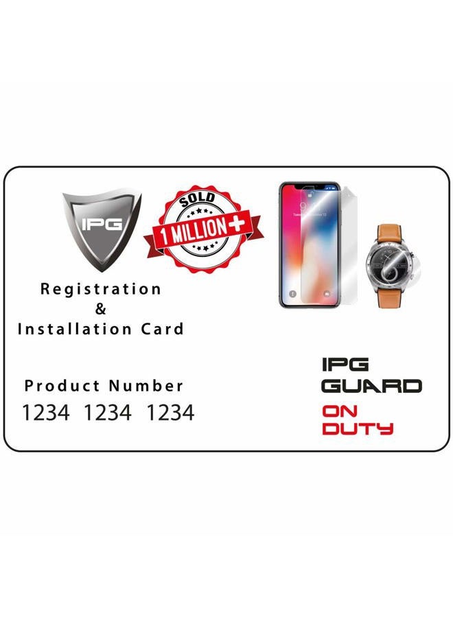 IPG واقي شاشة هيدروجيل غير مرئي لجهاز Garmin Approach S70 سمارت ووتش (2 وحدات) فيلم شفاف عالي الدقة مضاد للخدش - سلس / ذاتي الشفاء / فقاعات (Approach S70، 47 مم) - Image 5