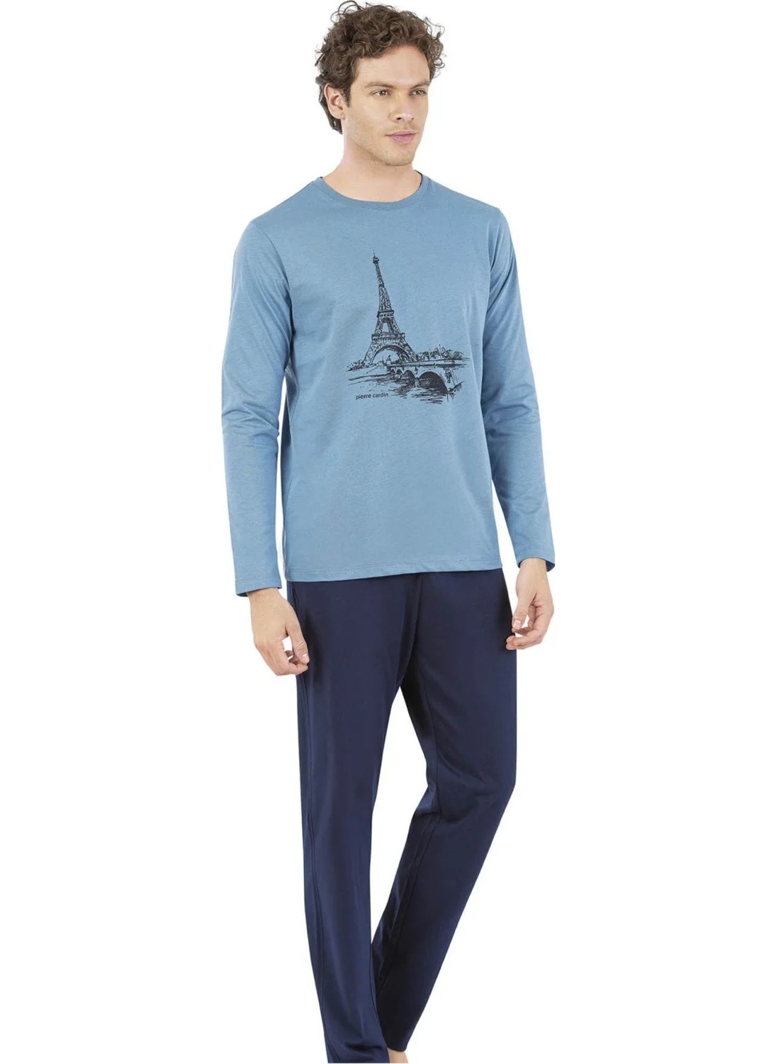 بيير كاردان 100% Cotton Boxed Men's Pajama Set
