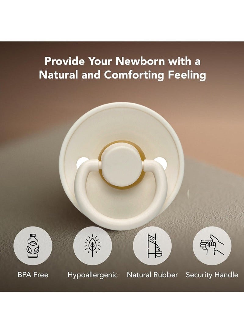 شراء جوي لهاية من اللاتكس الطبيعي، لهاية أطفال، للأطفال من عمر 0 ​​إلى 6 أشهر، قطعة واحدة (أبيض) - Image 4