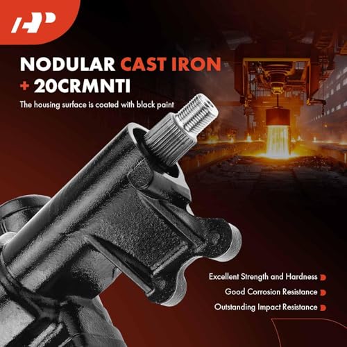 A-Premium - Power Steering Gearbox Gear Box Compatible with Jeep Wrangler 2007-2017, Wrangler JK 2018, Sport Utility 4-Door Only, Replace# 52126348AD - Image 4