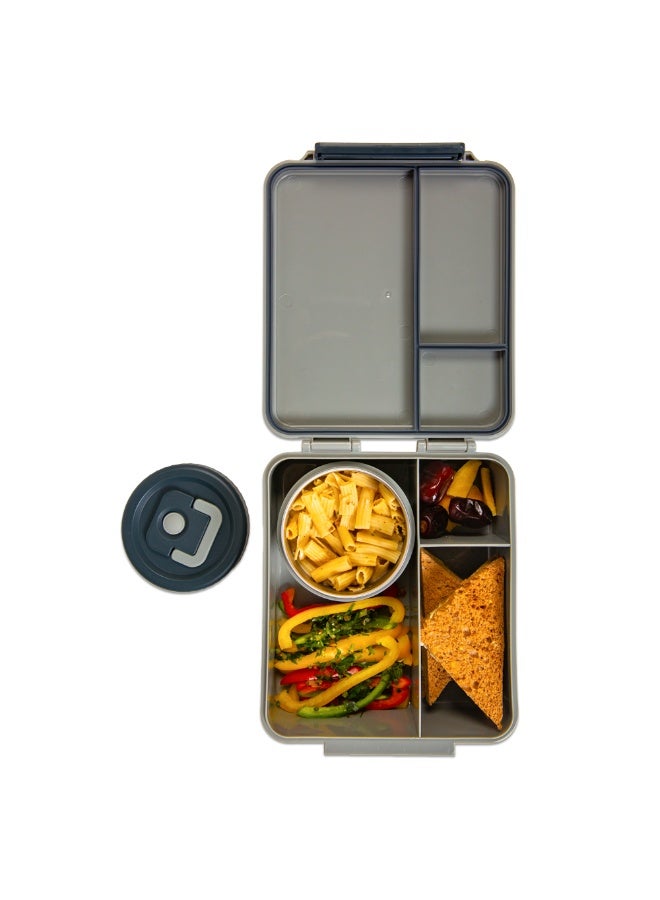 HYDROBREW صندوق غداء هيدروبرو مع جرة طعام فولاذية - مغامرة ساج - Image 3