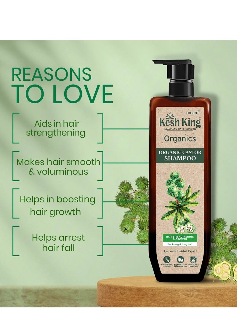 Kesh King Kesh King Organics - Organic Castor Anti Hairfall and Strengthening Shampoo 300ML  - Image 3