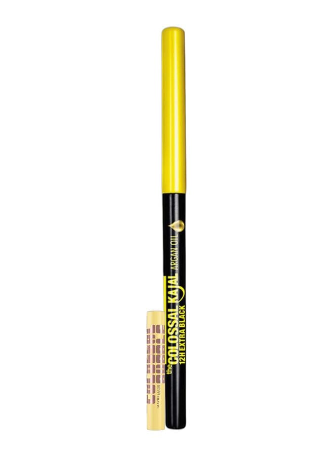 Maybelline New York Colossal Bubble Longwear Mascara, Buildable Inflated Volume, Blackest Black & Colossal Kajal Argan Oil Eyeliner - 12H Extra Black Bundle - Image 1