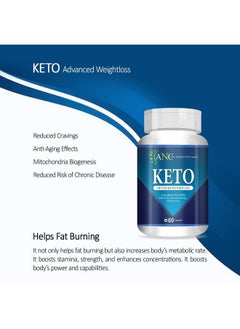 ANC Anc Keto Advanced Weight Management Supplement With Green Coffee Extract & Garcinia Cambogia 60 Capsules (Pack Of 2)  - Image 3