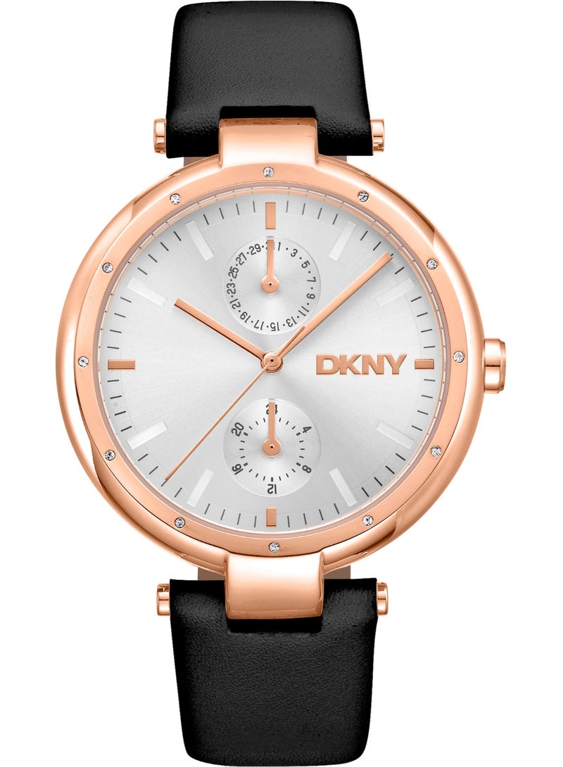 DKNY Downtown Multi Dk1L066L0035 - Leather Female Quartz Multi-Function - Image 1