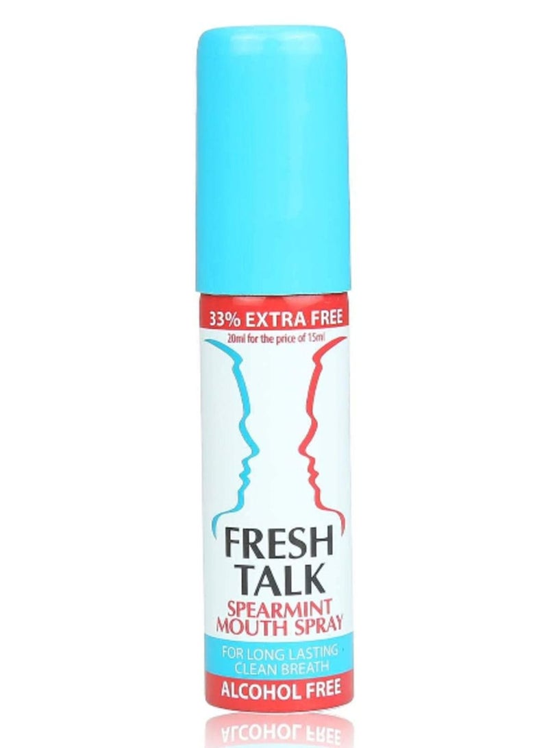 fresh talk Spearmint Mouth Spray 20 Ml