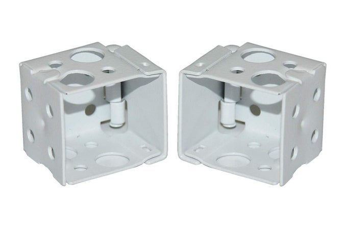 BOX MOUNTING BRACKET 1SET FOR 1 MINI BLINDS WHITE COLOR WINDOW BLINDS HEADRAIL WITH 1X1 SIZE