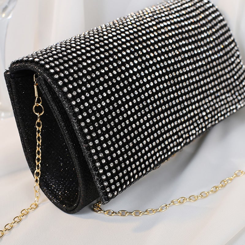 Glitter Rhinestone Evening Bag Fashion Envelope Bag Banquet Bag Evening Bag Evening Clutch Handbag Women Shiny - Image 3