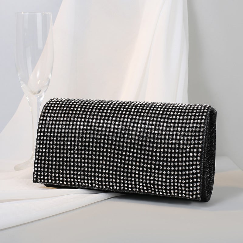 Glitter Rhinestone Evening Bag Fashion Envelope Bag Banquet Bag Evening Bag Evening Clutch Handbag Women Shiny - Image 1