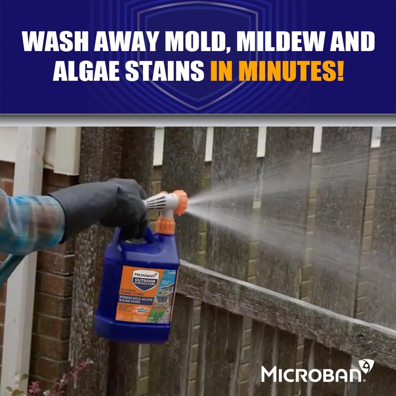 MICROBAN Outdoor Surface Care Multi-Purpose Foaming Cleaner - Image 2