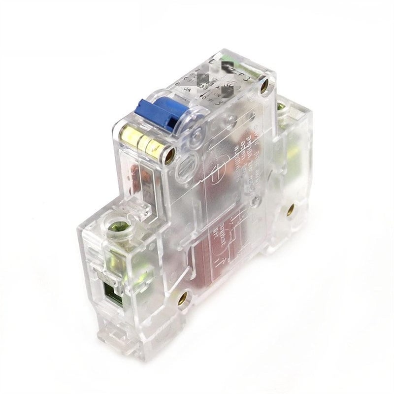 DZ47 63 C20 Circuit Breaker 1P 6A 10A 16A 20A 25A 32A 40A 50A 63A DC 250V Transparent - Image 1