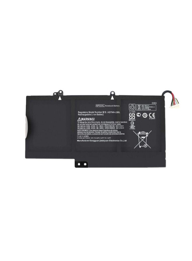 لاب-تك بطارية كمبيوتر محمول متوافقة مع أجهزة HP Envy x360 15 / Pavilion 13 / Pavilion x360 13 - بديلة لأجهزة NP03XL وTPN-Q148 وTPN-Q147 وTPN-Q149 وHSTNN-LB6L - 43 وات في الساعة - 11.1 فولت / 11.4 فولت - ضمان لمدة 6 أشهر من LAPTECH - Image 1