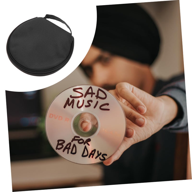 20 Capacity CD Storage Case Portable Disc Holder Bag For 20 Discs - Image 4