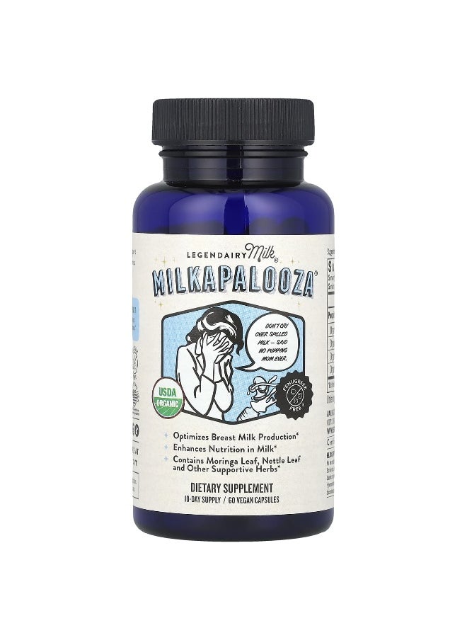 LEGENDAIRY Milk Legendairy Milk, Milkapalooza®, 60 Vegan Capsules  - Image 1