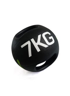 Generic Rubber Medicine Ball With Handles for Core Strength, Crossfit Workouts - 7KG  - Image 3