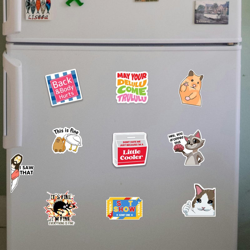 Debinolo 16 PCS Funny Fridge Magnets for Adults, and Words for Refridgerator Cabinet Door Dishwasher Filing Cabinets Tool Box Home/Office Decoration - Image 4
