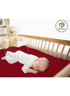 RB POINT Pack of 1 Reusable Mat Sheet Water ProofExtra Absorbent Dry SheetsBed Protector 100 waterproof cotton material skin friendly fabric fast Urine Absorbent 140cm x 100 cm  - Image 4