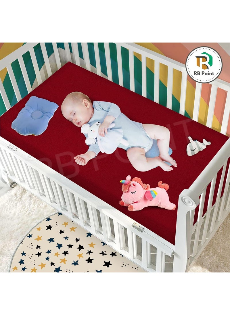 RB POINT Pack of 1 Reusable Mat Sheet Water ProofExtra Absorbent Dry SheetsBed Protector 100 waterproof cotton material skin friendly fabric fast Urine Absorbent 140cm x 100 cm  - Image 2