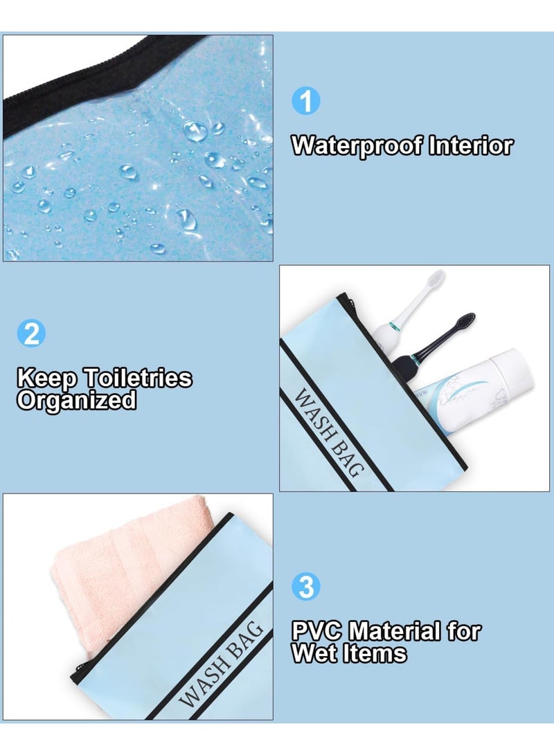 Zikra 9 Set Packing Cubes Luggage Packing Organizers, Lightweight Travel Essential Bag for Travel Accessories, Lightweight Mesh Zipper, Space Saving Travel Bags for Clothes, Shoes, Suitcases, Blue - Image 3