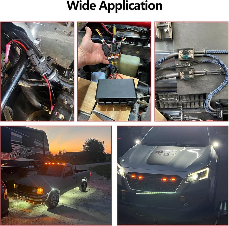 G 16 AWG 2 Pin Connector, 2 Wire Connector for Car, Truck, Boat, and Various Applications, Male and Female Wire Waterproof Connection (5 Kit) - Image 3