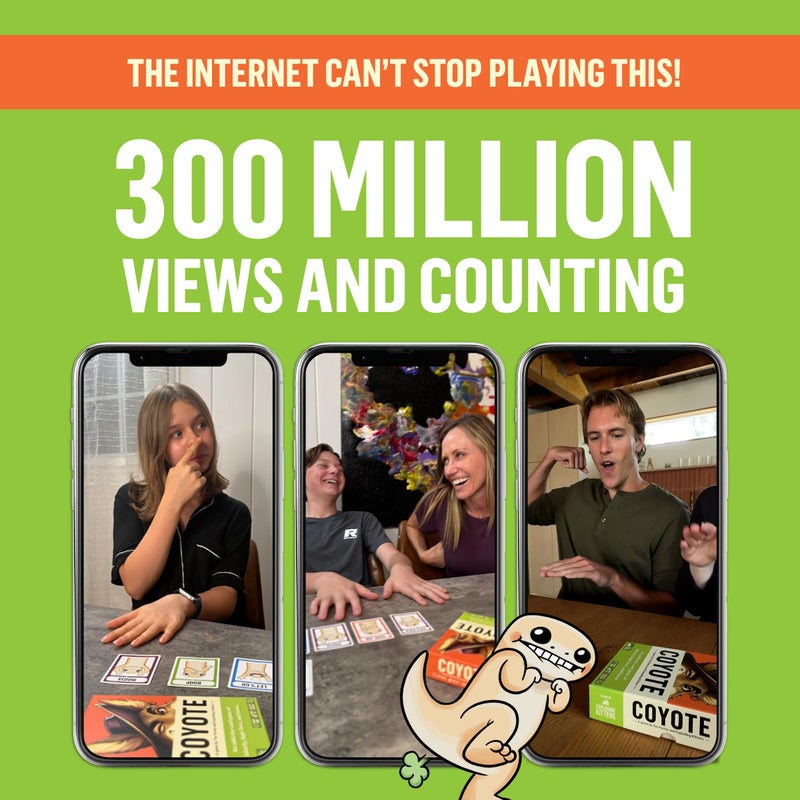 Exploding Kittens Coyote Created by Tim Ferriss | Perfect for Family Fun, Game Night, and Travel | 3-8 Players, 10 Mins, Ages 10 and Up - Image 3