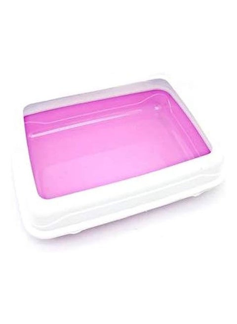 صندوق فضلات القطط بجوانب قابلة للإزالة - 40x32 سم