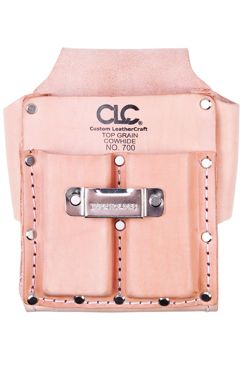 Custom Leathercraft CLC Custom Leathercraft 700 Tool Pouch, Heavy Duty, 5-Pocket, Tan - Image 1