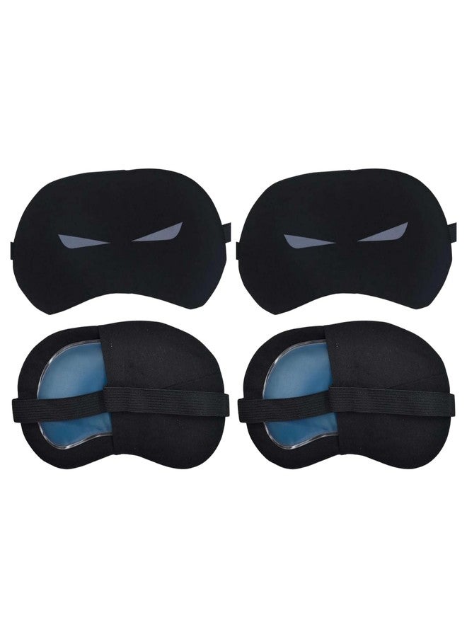 Samtrish Cooling Gel Eye Mask with Superhero Design – Hot & Cold Therapy Sleep Mask for Puffy Eyes, Dark Circles, Dryness – Soft Eye-Friendly Fabric & Stretchable Strap for Comfort. | Pack of 2 - Image 1