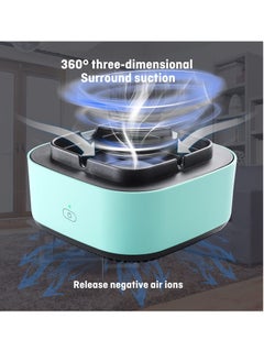 KASTWAVE Ashtrays for Car Indoor, 2 in 1 Air Purifier Multifunctional Negative Ion Air Fresher for Home,Office, Outdoor Green  - Image 2