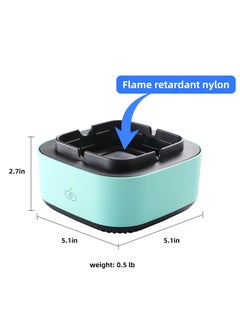 KASTWAVE Ashtrays for Car Indoor, 2 in 1 Air Purifier Multifunctional Negative Ion Air Fresher for Home,Office, Outdoor Green  - Image 3