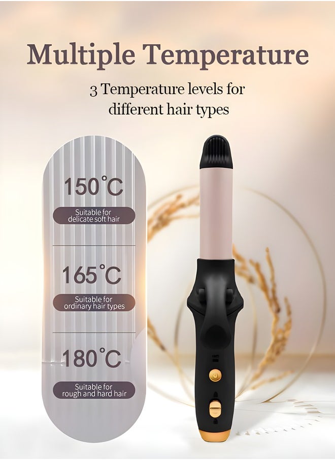 ONE AG ANT - [Upgrade] 2 In 1 Wireless Hair Curling Irons, Portable Mini Ceramic Ionic Straightening Comb and curler 2 in 1, Thermal Brush 30s Fast Heating & 3 Temp Settings & Anti-Scald - Image 1