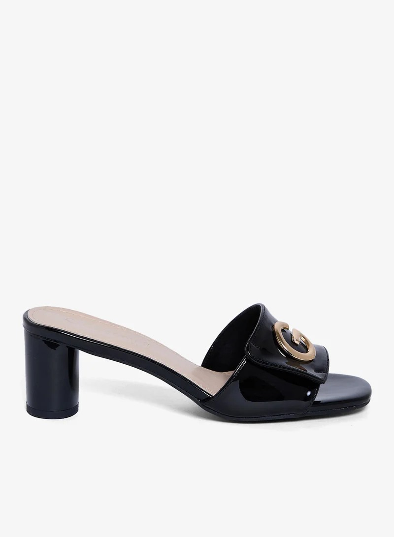 Geoomnii Geoomnii Mid Heel Sandals for Women – Comfortable Stylish Heeled Sandals for Office, Party & Daily Wear