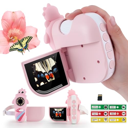 TINYLENS Dino Microscope for Kids 1000x Portable Digital Microscope Camera with 2 Screen Educational Science Kit Birthday Gifts for Kid Age 412 32GB TF Card Included - Image 1
