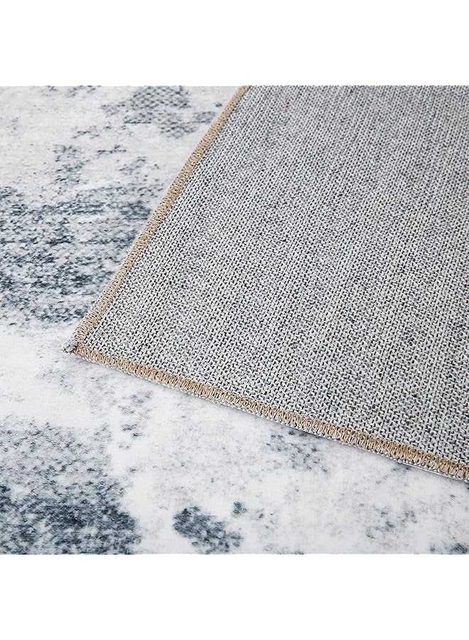 erorex Hallway Carpet Runners Rug Runners For Kitchen Non Slip Runner For Entryway Bedroom Living Room Washable Rubber Back Carpet Rug Bedroom Living Room Floor Mat Grey Cream 60 * 120Cm - Image 5