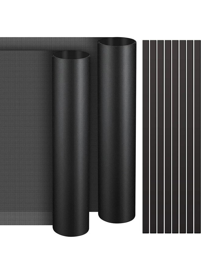 2 PCS Dust Filter PC Case Mesh Filter Cover Dustproof Mesh Filte Computer Cooler Fan Filter with 8 Magnetic Strip Strip Filter for Computer Chassis Speaker and More (Aperture: 0.8) - Image 1