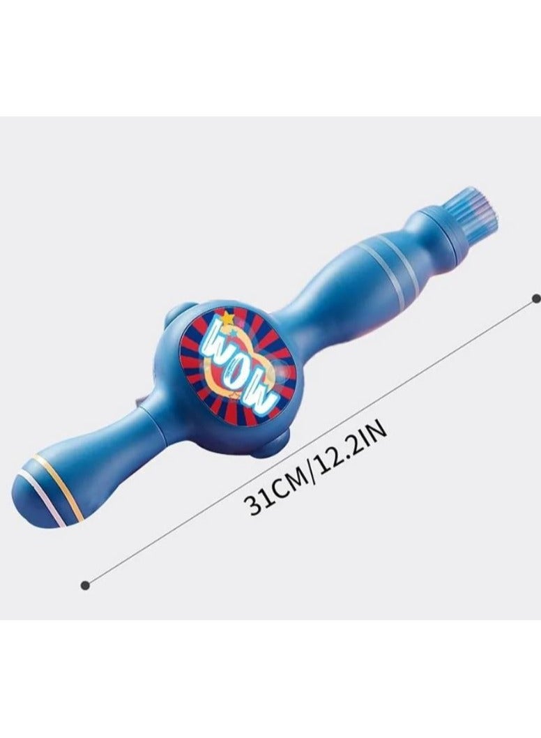 آلة فقاعات الدخان المرنة ، آلة فقاعات الدخان السحرية ، عصا الفقاعات بشحن USB مع قفازات - Image 1