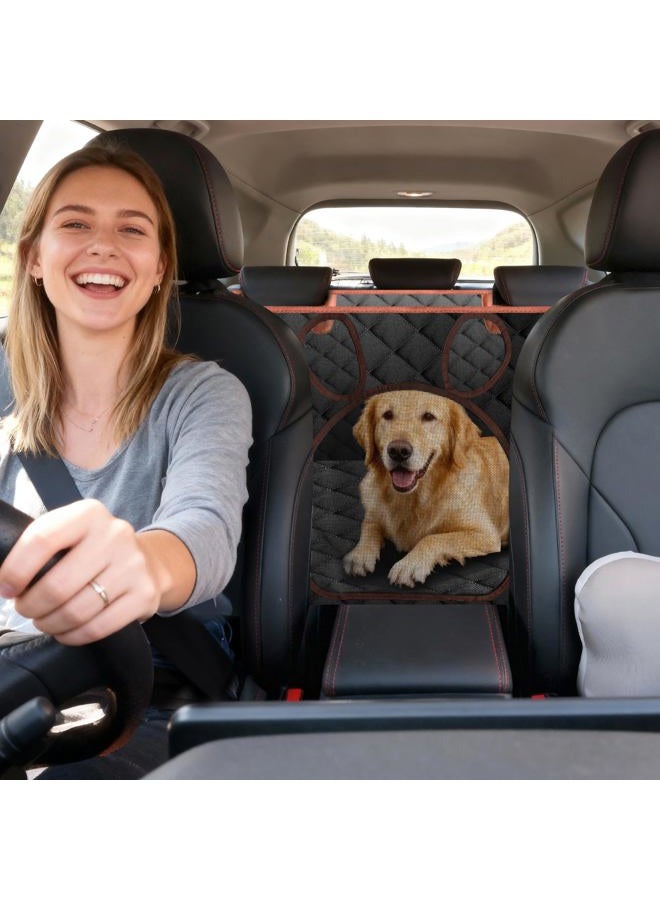 YIYUNBEBE Dog Car Seat Cover for Back Seat Solft Bottom Back Seat Extender for Dogs Back Seat Pet Cover Dog Hammock for Car SUV and Trucks - Image 4