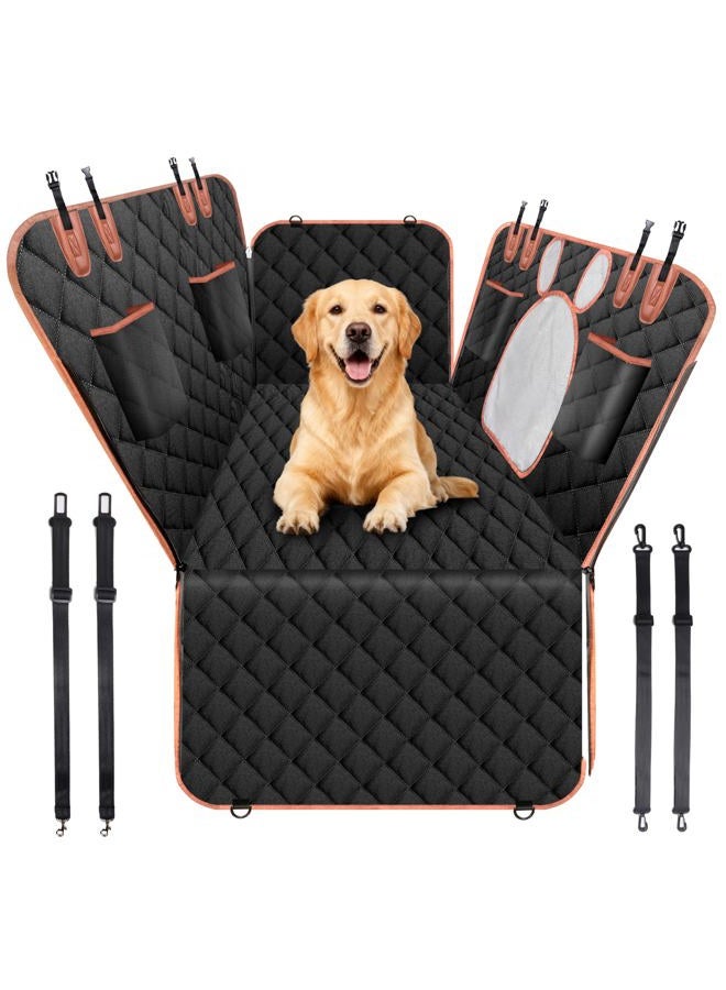 YIYUNBEBE Dog Car Seat Cover for Back Seat Solft Bottom Back Seat Extender for Dogs Back Seat Pet Cover Dog Hammock for Car SUV and Trucks - Image 1