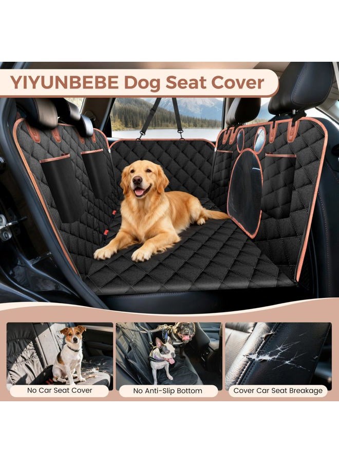 YIYUNBEBE Dog Car Seat Cover for Back Seat Solft Bottom Back Seat Extender for Dogs Back Seat Pet Cover Dog Hammock for Car SUV and Trucks - Image 2