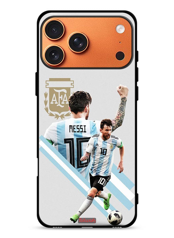 Tolwak Apple iPhone 17 Pro Max Protective Case Cover Leo Messi Art - Image 1