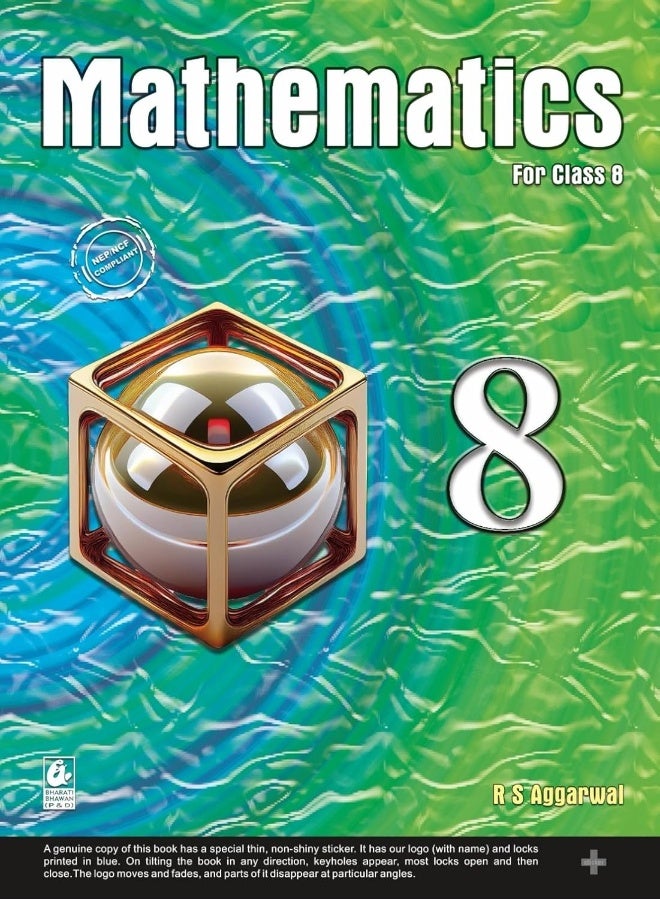 دار بهارتي بهوان للنشر والتوزيع الرياضيات للصف 8 بواسطة R S أجر وال - Image 2