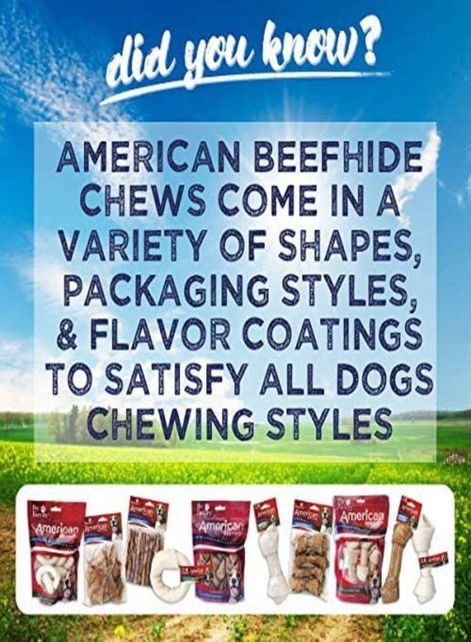 Pet Factory American Beefhide 3" Mini Rolls Dog Chew Treats - Natural Flavor, 40 Count/1 Pack - Image 3