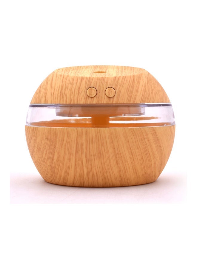 NIBEMINENT USB humidifier with LED light wood grain Light 12*9*9cm - Image 1